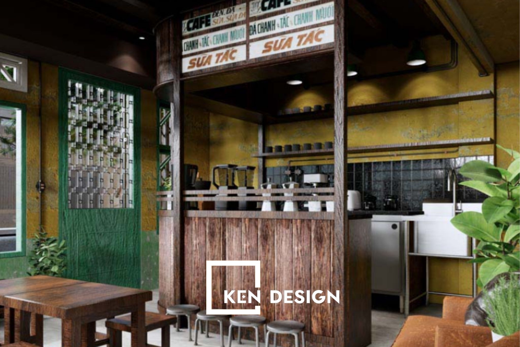 Mô hình quán cafe ngân sách thấp